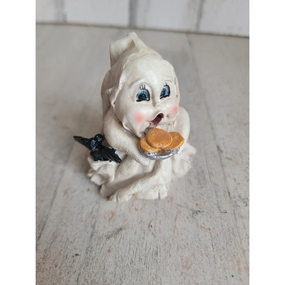Vintage unique ghost bat cookies Halloween unique home decor figure